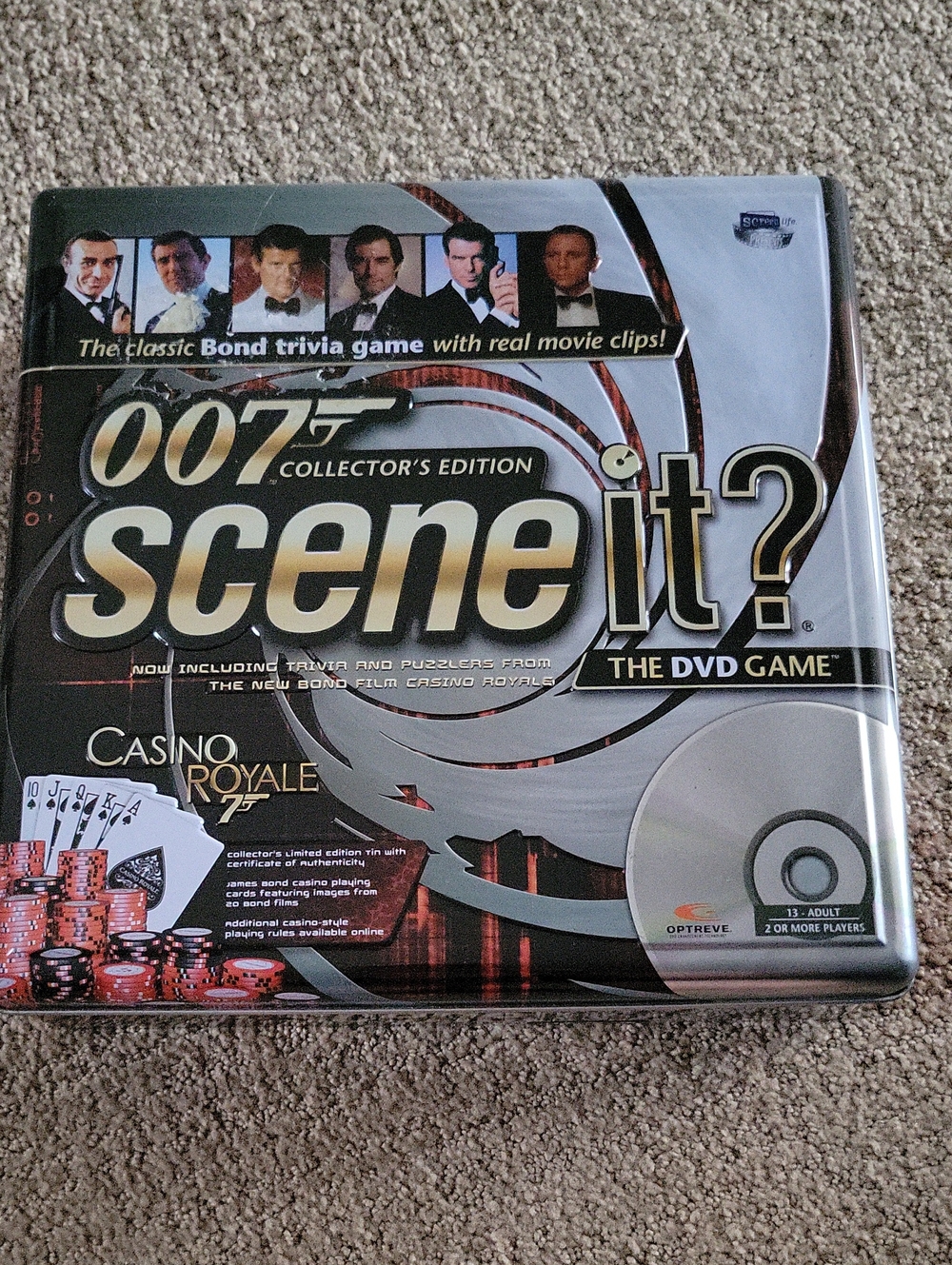 Scene Weaver 007 Scene It? Collector's Edition DVD Game - Silver, Black, Gold